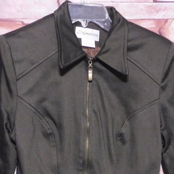 GANTOS FITTED JACKET WITH A RUFFLED WAIST - Picture 6 of 8